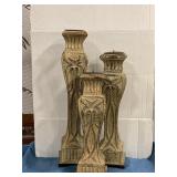 27",33",19" candle holders