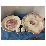 Christmas serving dishes