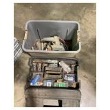 Tool box w/misc tools and circular saw