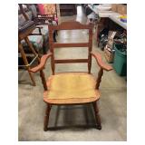Vintage early American style armchair