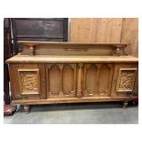 79"x34" buffet cabinet with 2 sets of doors