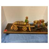 Vintage Rhon Sepp wooden beer wagon