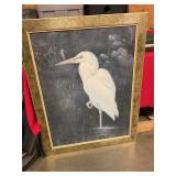 Great White Heron signed Gerard F. Smith 28" x 36"