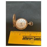 Hampden pocket watch missing glass