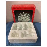 8pc glass nativity set