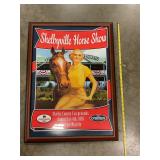 Framed poster of Shelby co. Ky horse show 2018