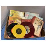 Misc vintage books/records