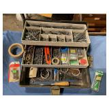 Tool box w/misc nails/screws