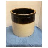 9" deep Vintage stoneware crockpot