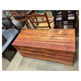 Blanket cedar chest