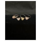 Assorted costume rings