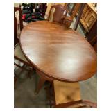 54" Round table w/6 matching chairs