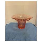 Vintage pink vase