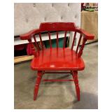 Wooden captains chair
