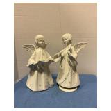 Musical Porcelain angel figurines