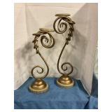17" and 21" Metal Candle holders