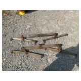 Vintage wooden doubletrees