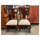Pair of vintage dining chairs