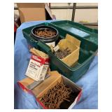 Tool box and nails