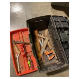 Black and decker tool box w/misc