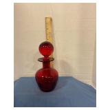 Vintage glass decanter