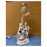 17' vintage Victorian colonial lamp