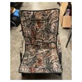 Camouflage fold up chair for turkey huntIng