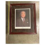 Framed picture of Adolph Rupp