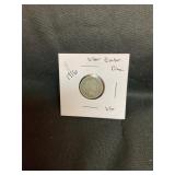 1916 silver barber dime