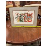 Framed artwork