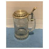 Stein with deer design