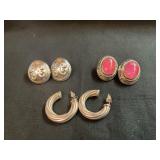 Earrings silver 40.9 Grams