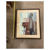 Framed artwork