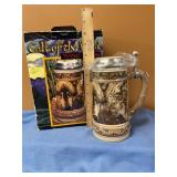 'Call of the wild' wolf mug w/lid