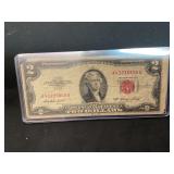 1953 $2 red seal legal tender note