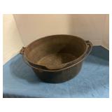Cast iron bean pot without lid