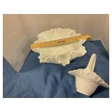 Vintage Fenton glass Candy and serving dish
