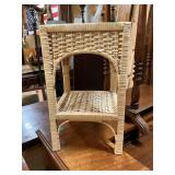 17' wicker side table
