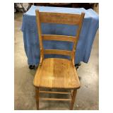 Wooden kitchen chair