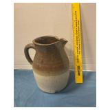 Stoneware pitcher