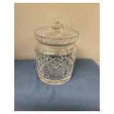 6' Antique crystal jar
