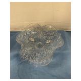 Vintage glass serving dish