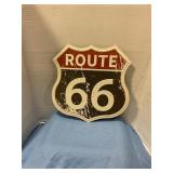 Metal Route 66 sign