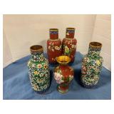 Vintage 6',7', and 8' vases