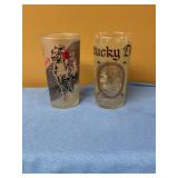 Pair of Kentucky derby glasses