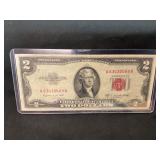 1953-B $2 red seal legal tender note