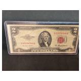 1953-A $2 red seal legal tender note