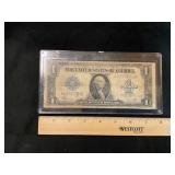 1923 $1 silver certificate large bill