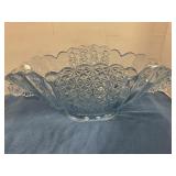 Vintage glass serving dish