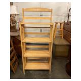 51'x11' wooden shelving unit